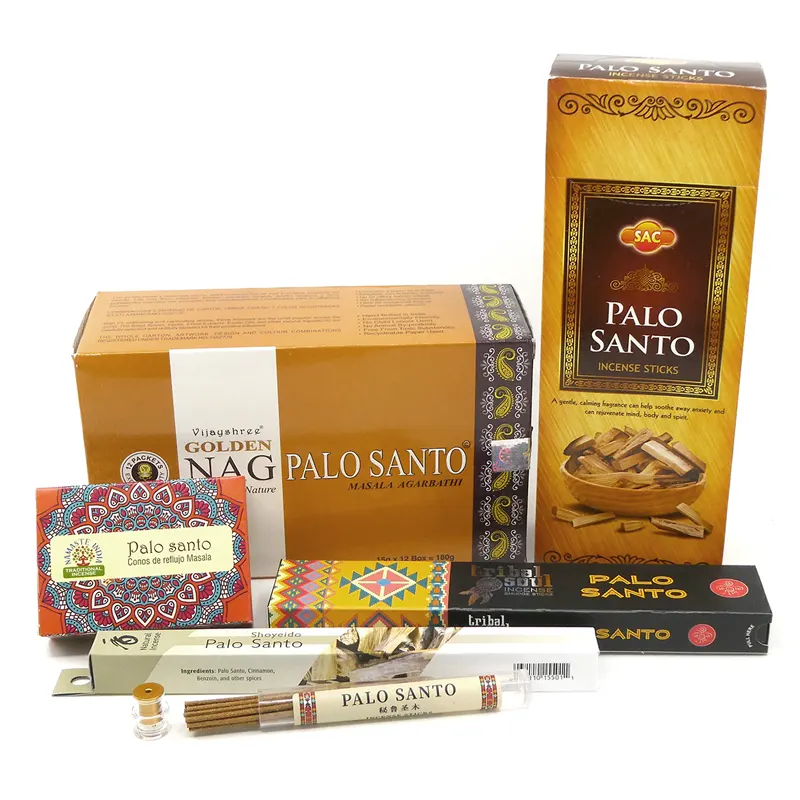 Bâtonnets d'encens divers au Palo Santo